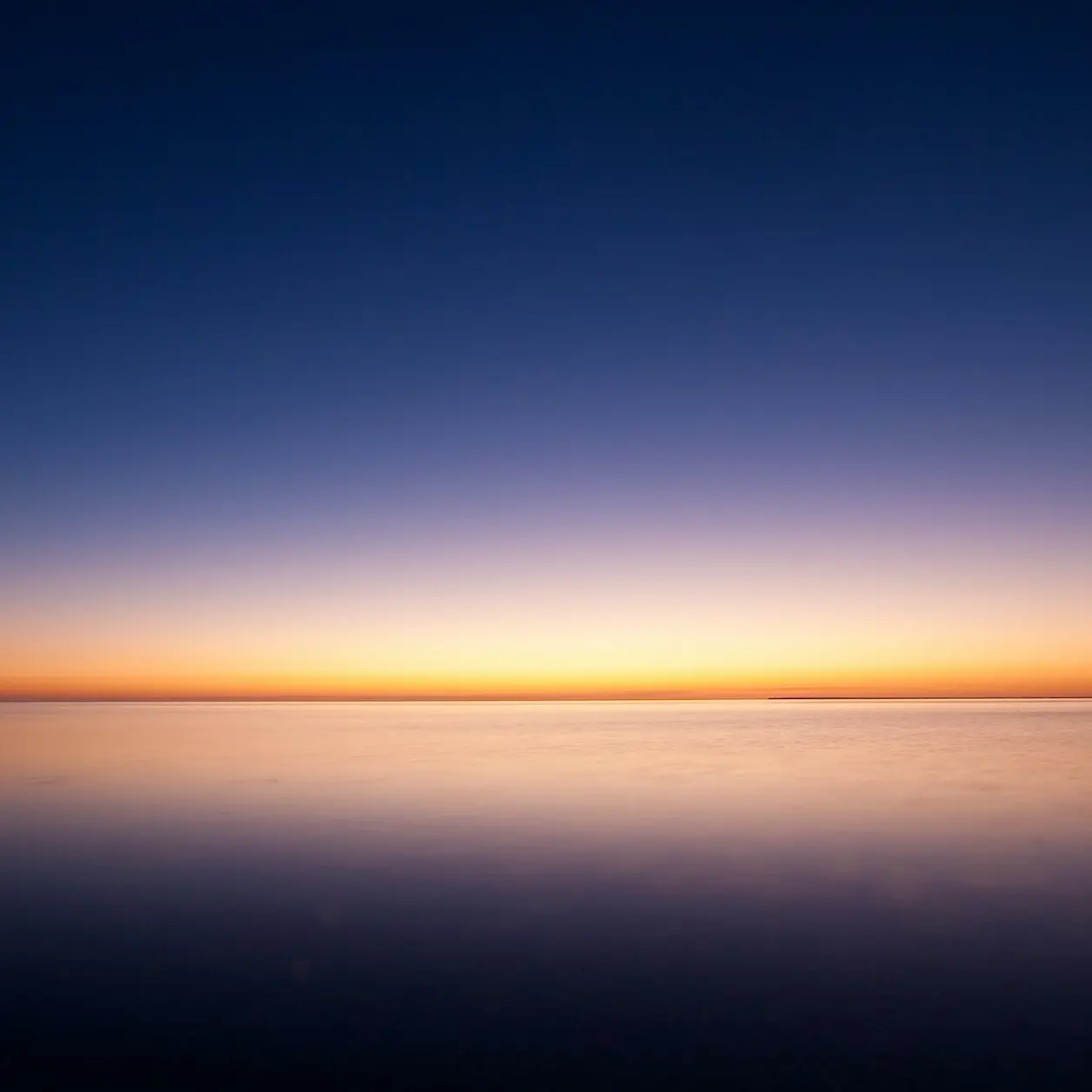 landscape photography of sunset