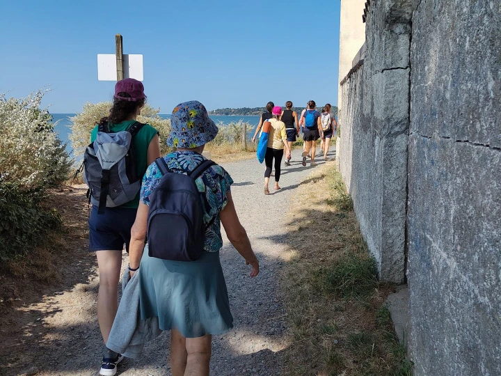 30 minutes de rando sur le chemin côtier
