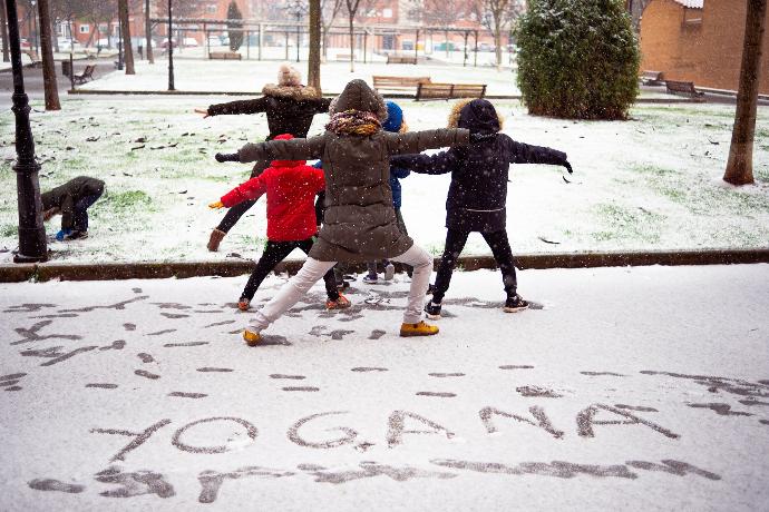 Postures du Guerrier sous la neige, Par tous les temps, profitons de ce qu'offre la nature